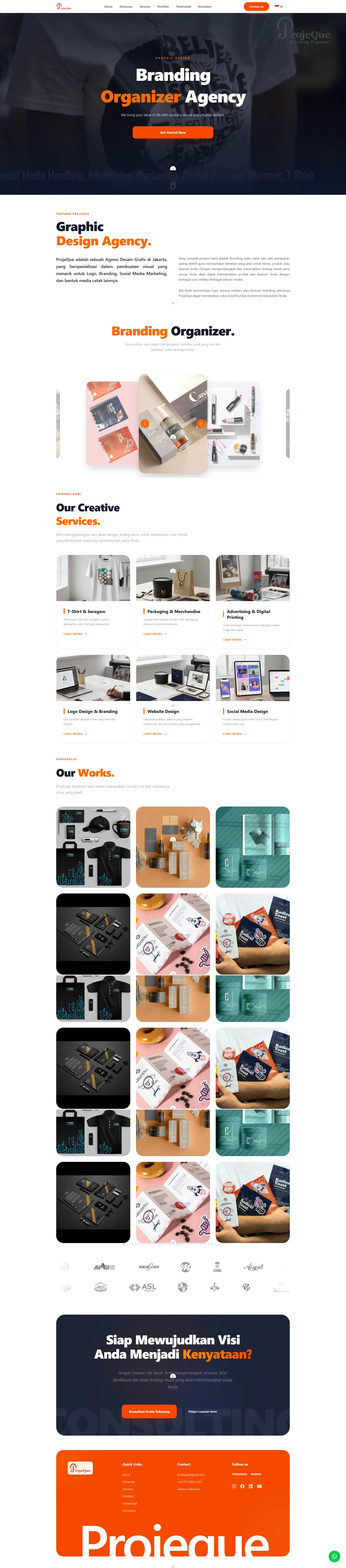 Desktop View ProjeQue